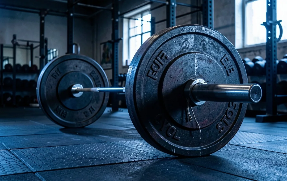 Industrial fitness equipment detail